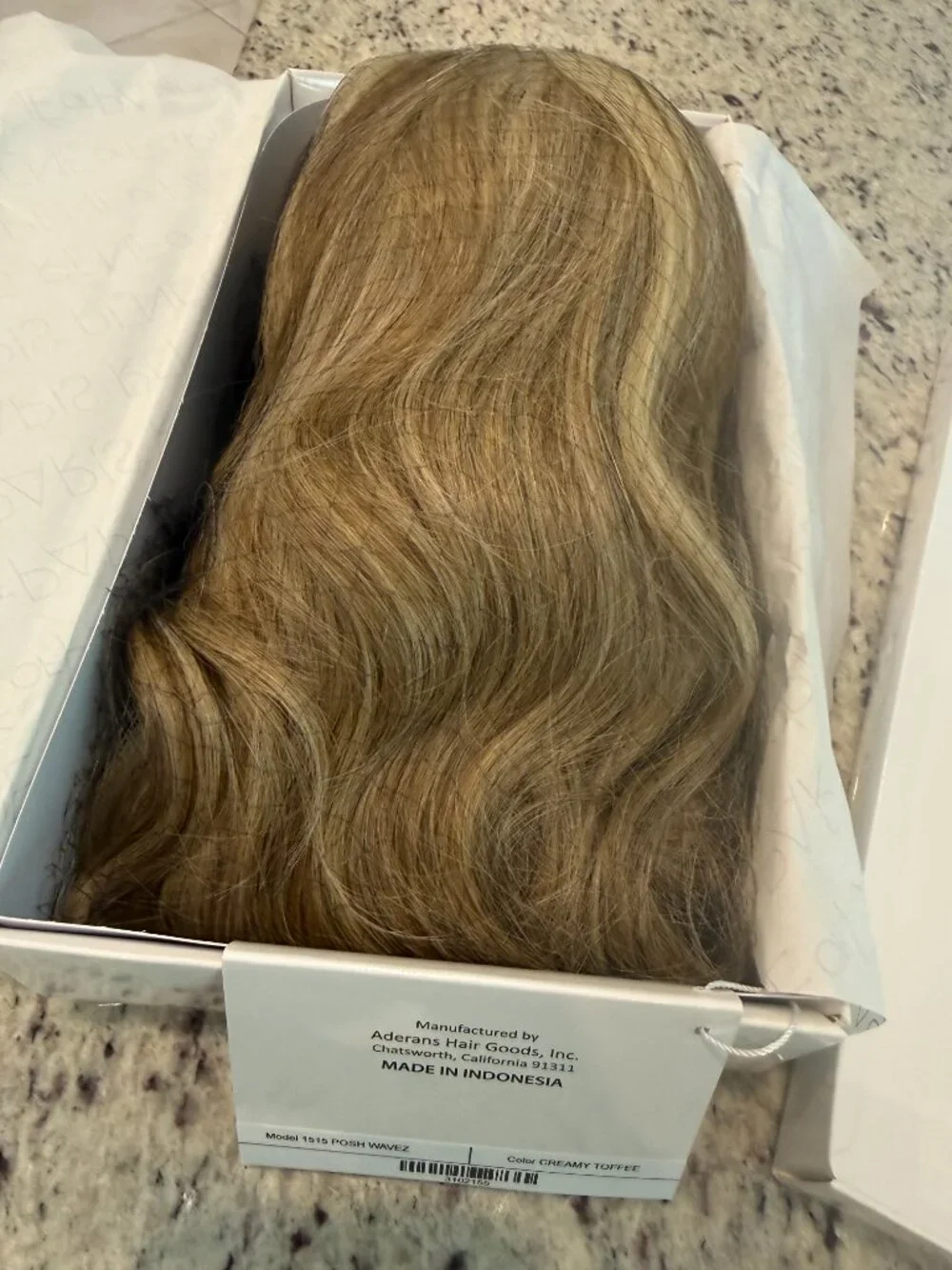 Posh Wavez by Rene of Paris in Creamy Toffee